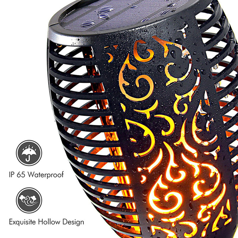 Solar Flame LED Garden Light motion Sensor activated