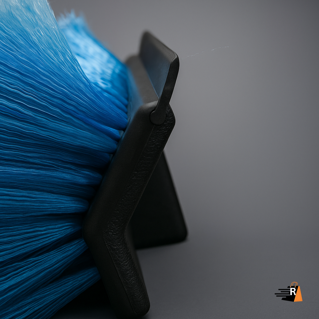 Rebell Mart Solar Panel Cleaning Brush Head with Wiper | (Brush Only)