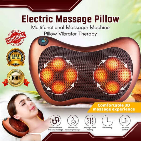 Electric Pillow Massager | Shiatsu Massager Thermotherapy Expert