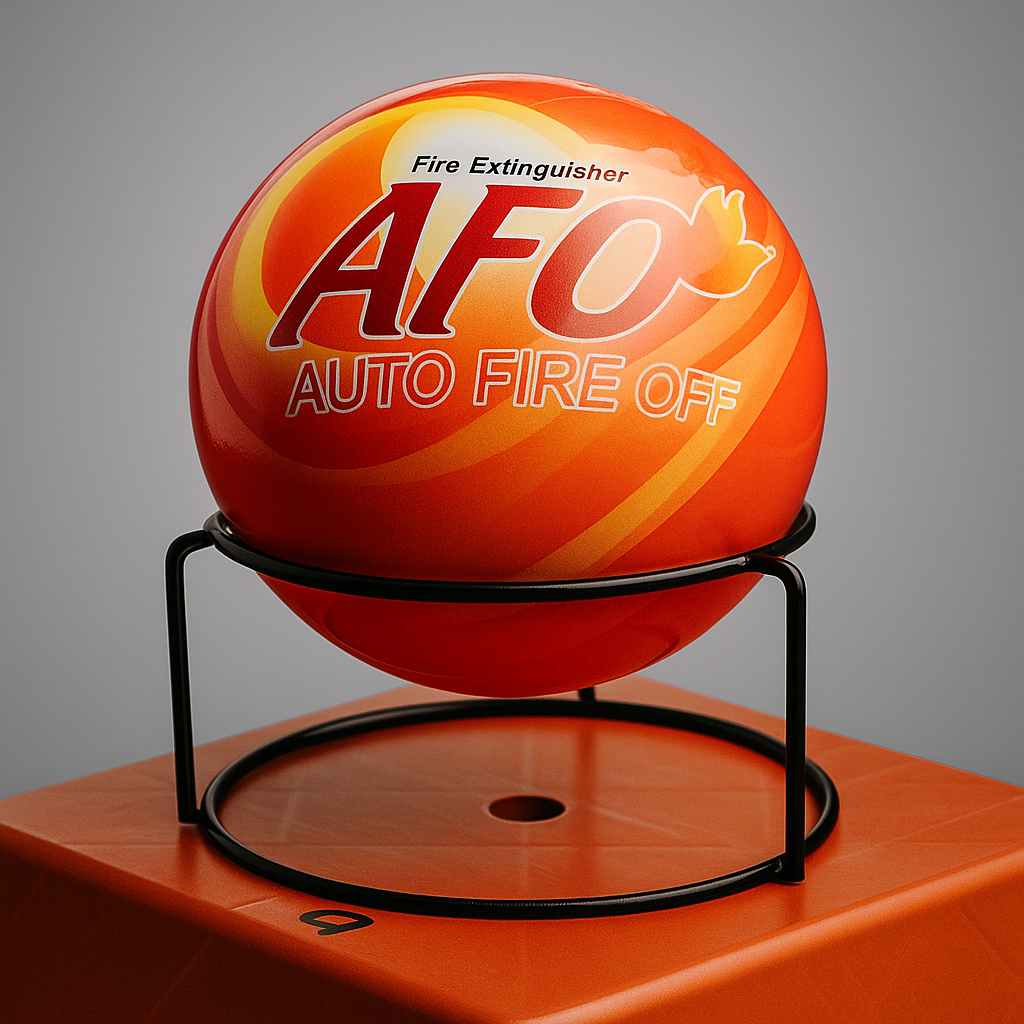 AFO Auto Fire Extinguisher Ball – 3 Second Fire Suppression for Homes, Kitchens, Solar Inverters & Offices | Automatic Fire Safety Device