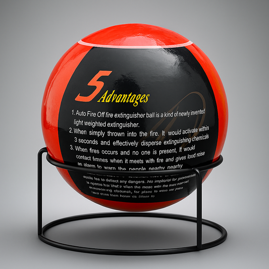 AFO Auto Fire Extinguisher Ball – 3 Second Fire Suppression for Homes, Kitchens, Solar Inverters & Offices | Automatic Fire Safety Device