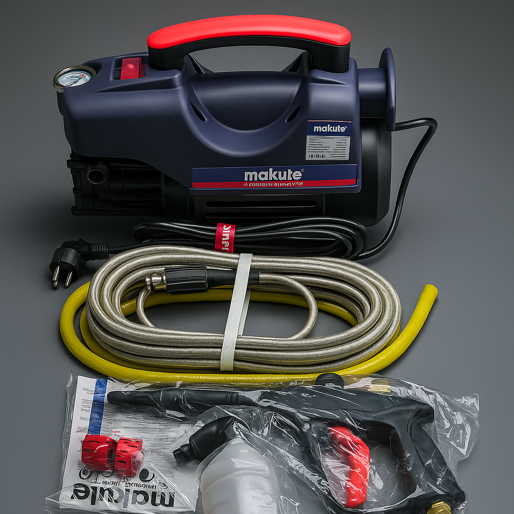 Makute HPW121 High Pressure Washer – 2100W | 140 Bar | 8.8L/min | 100% Copper Winding | Car, Bike, Home & Solar Panel Cleaning Machine