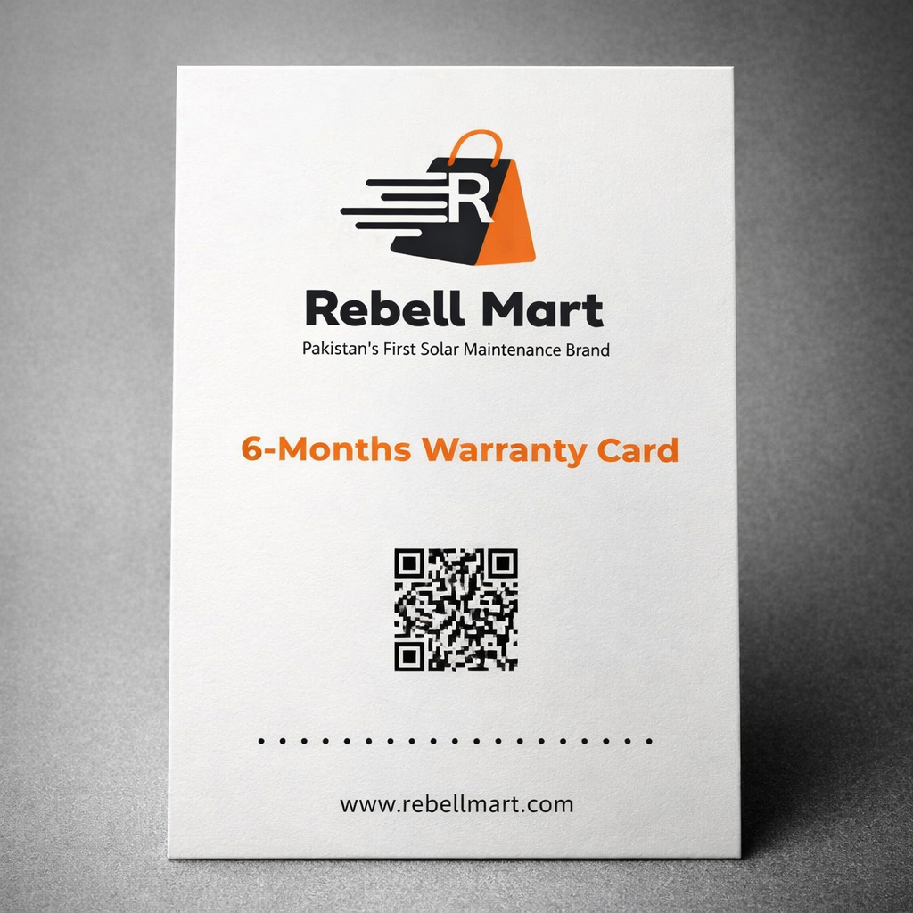 Rebell Mart Solar Panel Cleaning Brush with Water Inlet & Telescopic Rod – Available in 8ft to 20ft