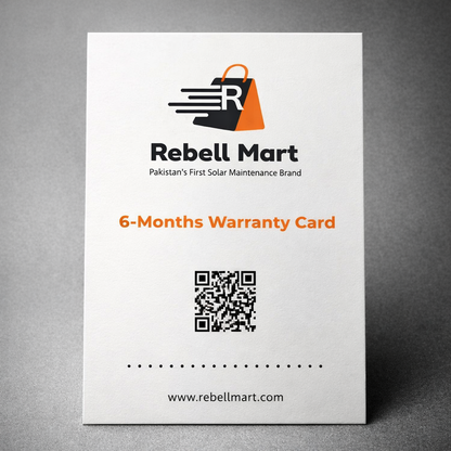 Rebell Mart Solar Panel Cleaning Brush with Water Inlet & Telescopic Rod – Available in 8ft to 20ft