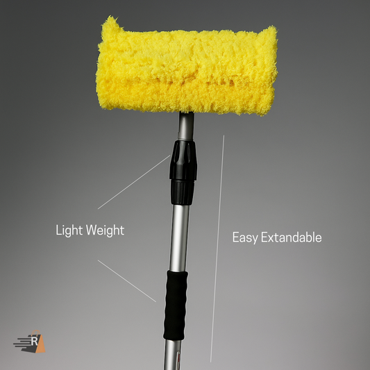 Professional Solar Panel Cleaning Brushes – 17ft & 20ft | Rebell Mart