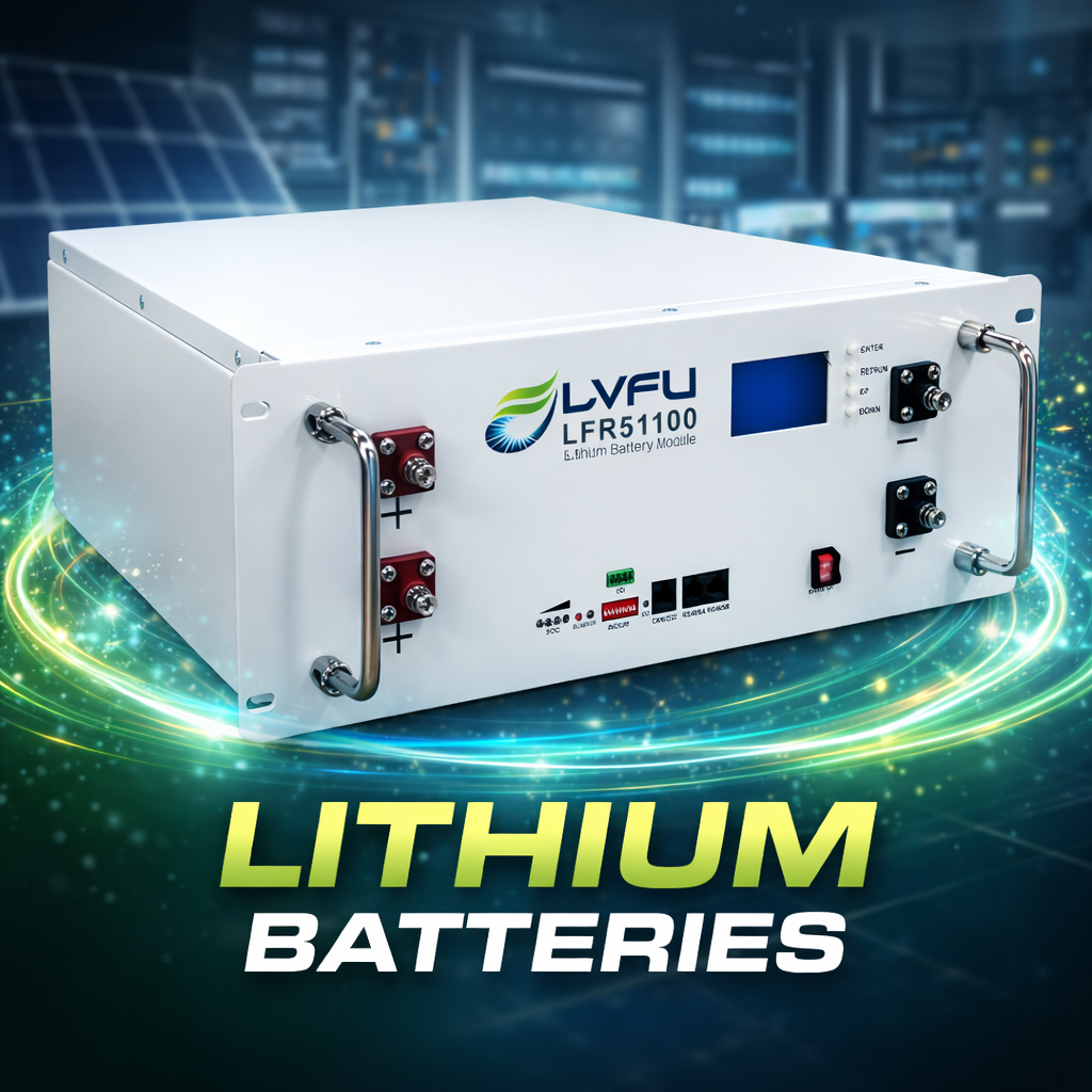 LVFU LFR-51-100 5.12kWh 51.2V Rack-Mounted Lithium Battery (LiFePO4) – Pakistan