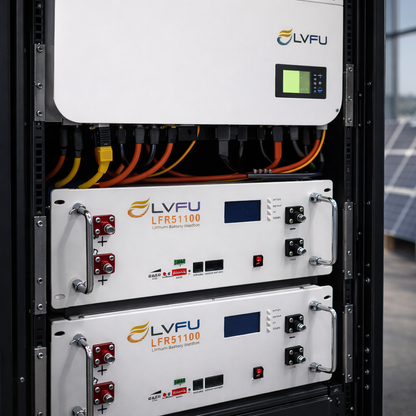 LVFU LFR-51-100 5.12kWh 51.2V Rack-Mounted Lithium Battery (LiFePO4) – Pakistan
