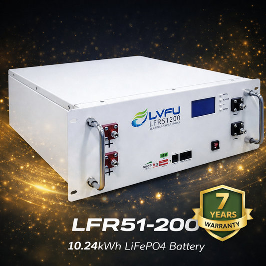 LVFU LFR-51-200 10kWh 51.2V Rack-Mounted Lithium Battery (LiFePO4) – Pakistan