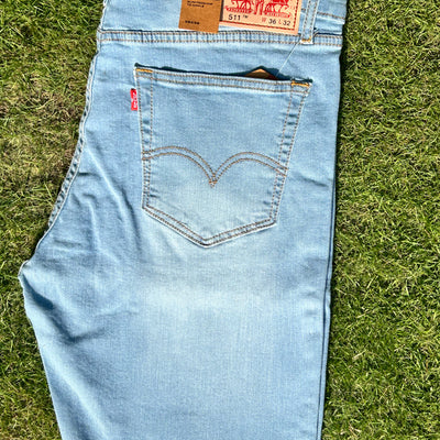 Levi’s 511 Jeans Mid-Blue Export Quality | Premium Quality Jeans