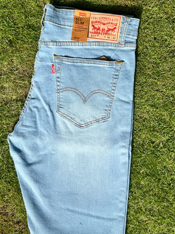 Levi’s 511 Jeans Mid-Blue Export Quality | Premium Quality Jeans