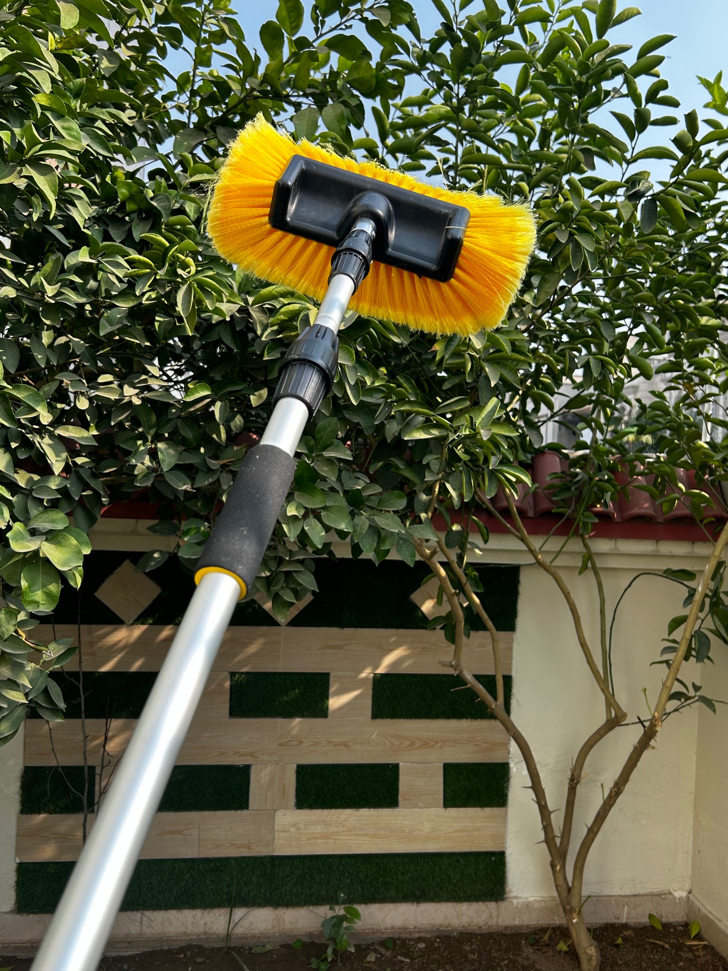 Imported Telescopic Solar Panel Cleaning Brush ( Aluminium Body )