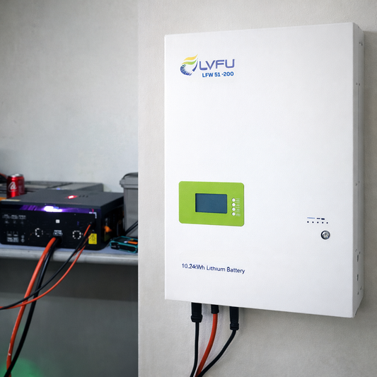 LVFU LFW 51-200 10kWh 51.2V Wall-Mounted Lithium Battery (LiFePO4) – Pakistan