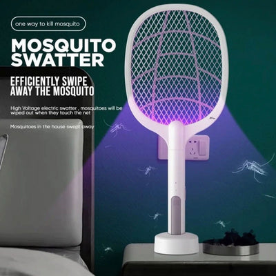 High Quality Rechargeable Mosquito Racket 2 in 1 | with UV Lamp