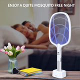 High Quality Rechargeable Mosquito Racket 2 in 1 | with UV Lamp