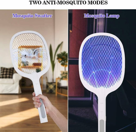 High Quality Rechargeable Mosquito Racket 2 in 1 | with UV Lamp